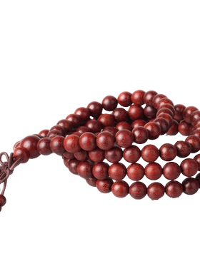 小叶紫檀木手串108颗佛珠手链
