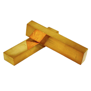 纯铜实心金条金砖摆件仿真金块招财家居饰品乔迁礼物开业工艺礼品