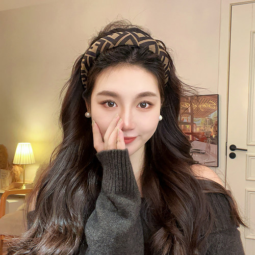 设计感小众气质F字母发箍