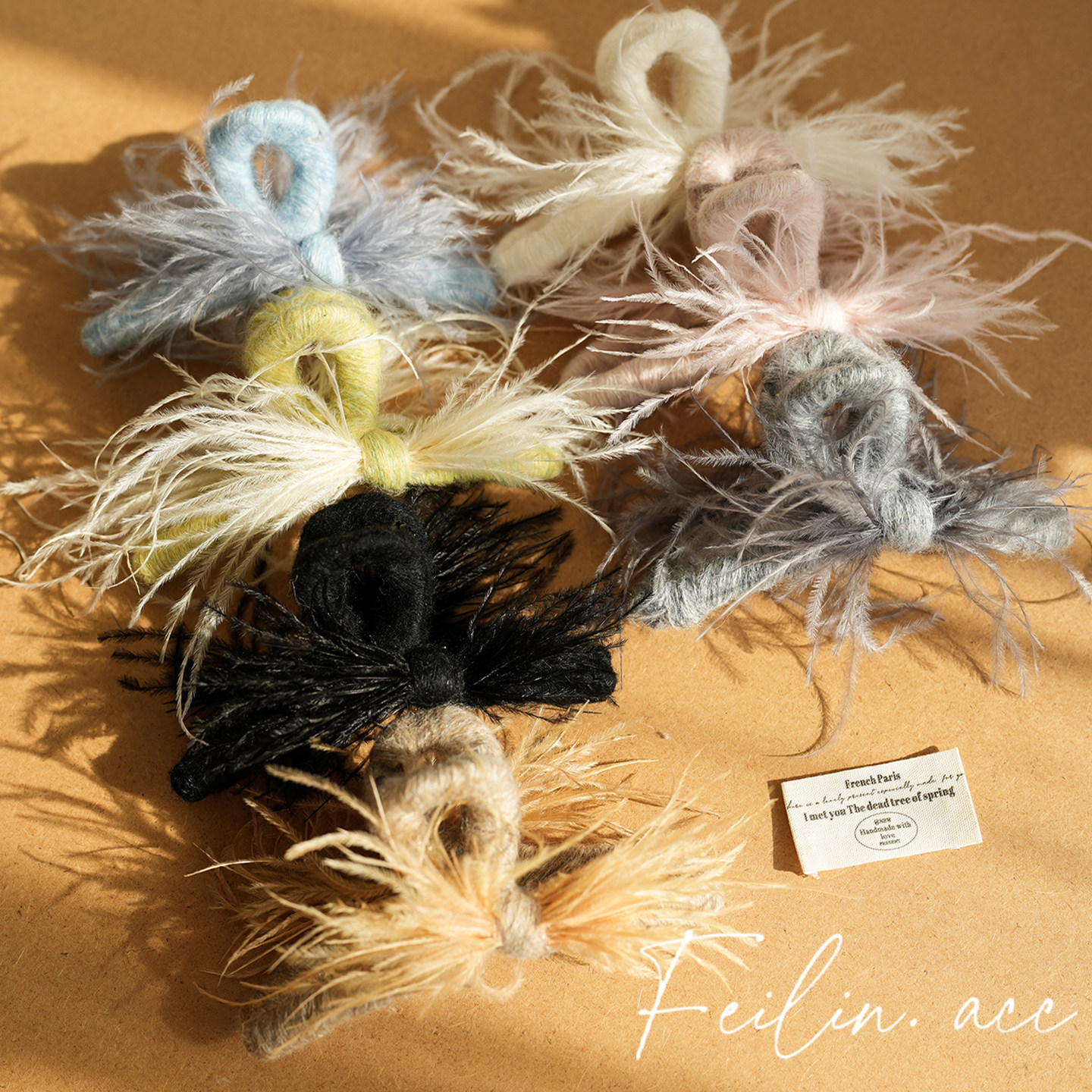 《浮光羽梦》秋冬羽毛抓夹毛毛发夹2026新款轻奢气质发抓鲨鱼夹女,饰品/流行首饰/时尚饰品新,发饰,淘宝优惠券,粉丝福利购,淘宝优惠卷