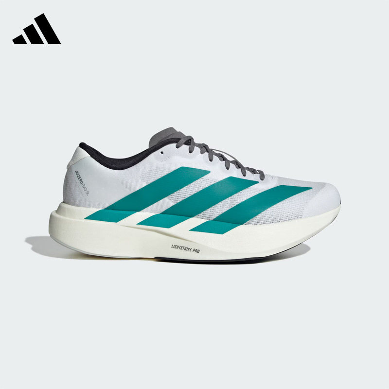 Adidas阿迪达斯Adizero Evo SL竞速跑鞋夏季黑跑步鞋男子JS4487