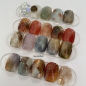 TwinLxSooLinNail联名罐装 甲油胶氛围感ins风晕染胶 玛瑙玉髓系列