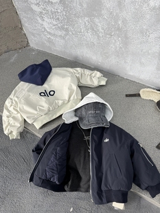 男童夹棉外套秋冬2025新款儿童痞帅时髦加厚夹克小男孩深秋初冬潮