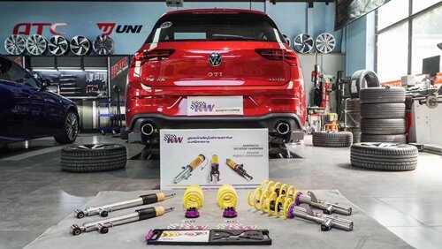 德国KW绞牙避震正品 大众高尔夫8 GTI /R KW  DDC/MK7.5/MQB平台