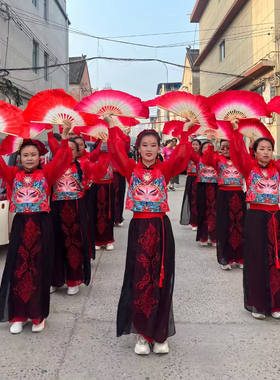 成人打鼓服女腰鼓盘鼓队
