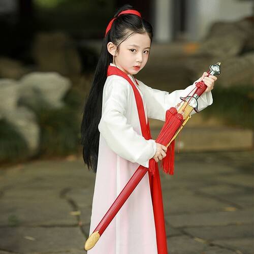 女童汉服紫霞仙子cos服装