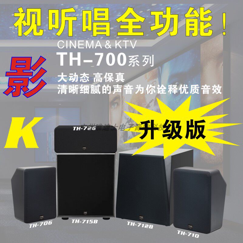 天韵高端哑光漆单双6寸10寸全频箱12寸15寸低音炮家庭影院KTV音箱