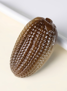 和田玉糖玉籽料玉米手把件