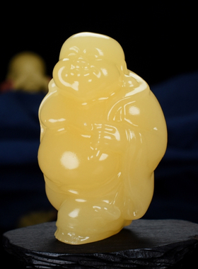 佛公摆件天然和田玉