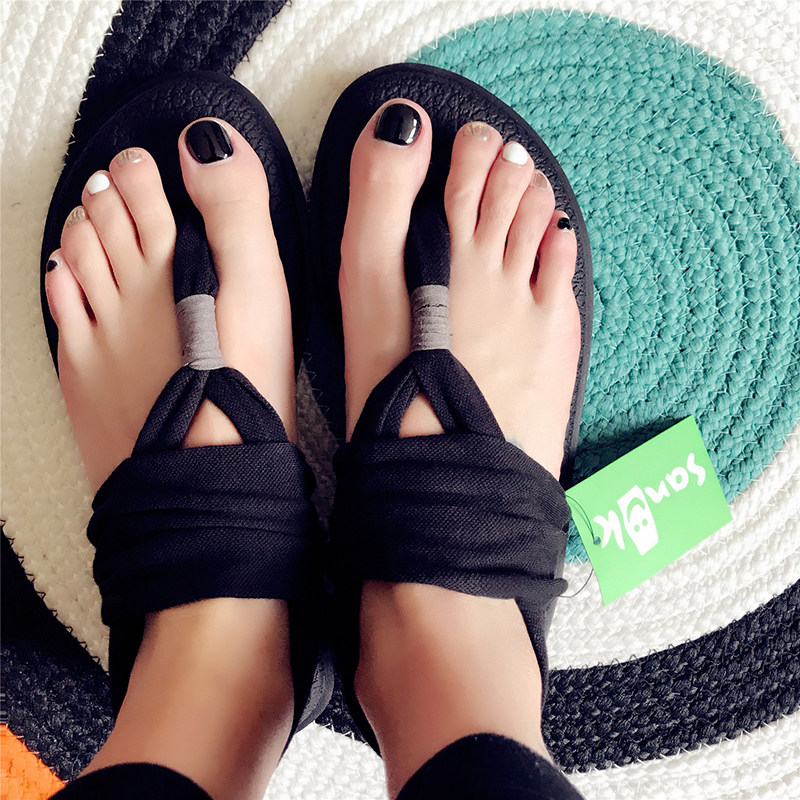 黑色灰色特價150美國Sanuk Yoga Sling瑜伽超軟人字拖涼鞋 度假鞋在類目 女鞋, 涼鞋中 - 來自Buy2taobao.com提供專業的淘寶代購服務