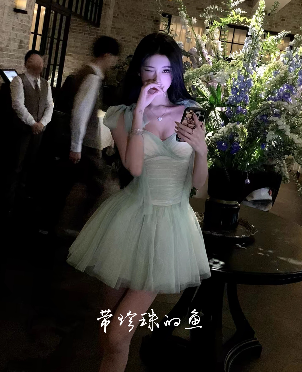 绿野仙踪公主连衣裙夏季小个子掐腰生日裙富家小千金蓬蓬吊带裙
