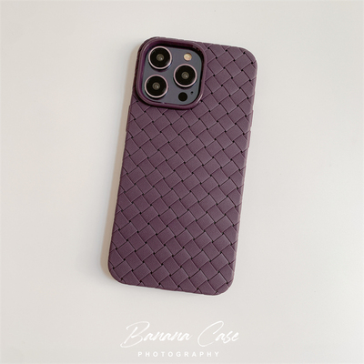 iPhone17promax超薄编织纹手机壳