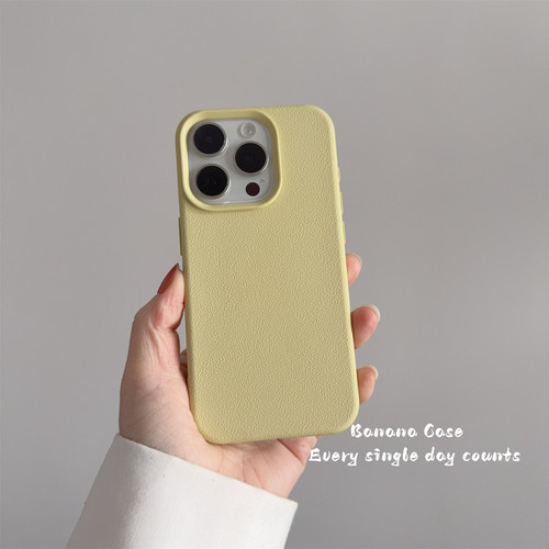 韩国ins小众姜黄色防摔手机壳