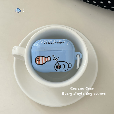 涂鸦小鱼适用airpodspro保护套