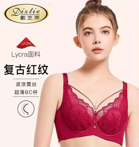 戴芝蒂23秋冬超薄聚拢显小内衣调整型收副乳防下垂文胸 GC89978