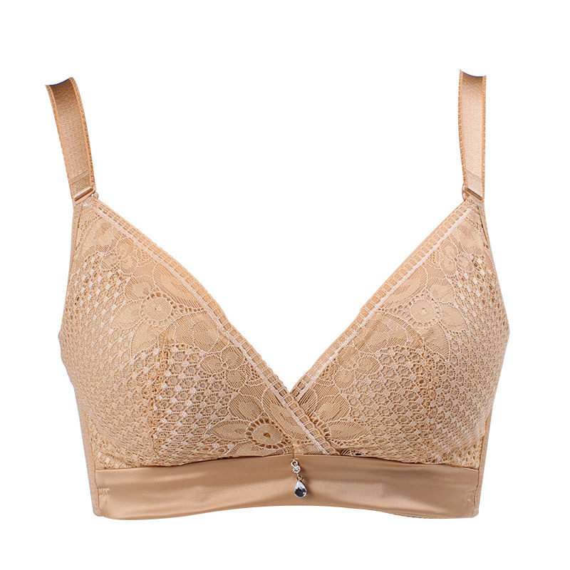 戴芝蒂新款无钢圈文胸 聚拢调整型内衣女运动小胸显大厚杯m25819