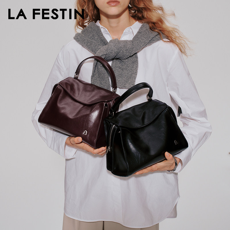 拉菲斯汀折耳包夏天新款真皮牛皮女包单肩斜挎包包通勤手提托特包,箱包皮具/热销女包/男包,托特包,淘宝优惠券,粉丝福利购,淘宝优惠卷