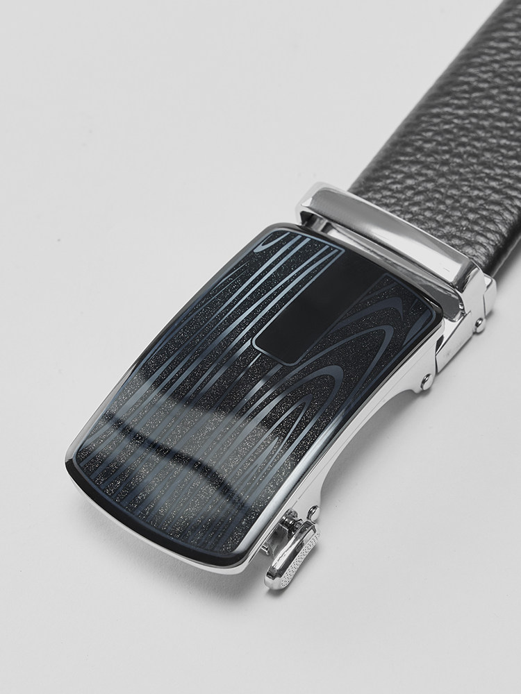 真皮腰带牛皮男士皮带扣头西装光面男皮带韩版合金商务休闲裤皮带