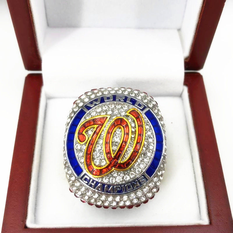 2019-2020年mlb华盛顿国民队总冠军戒指欧美棒球球迷饰品指环