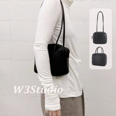 333Studio日本小众Aeta小方包单肩豆腐包简约通勤手提包头层牛皮