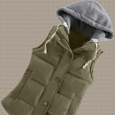 秋冬棉马甲女款外穿洋气时髦短款