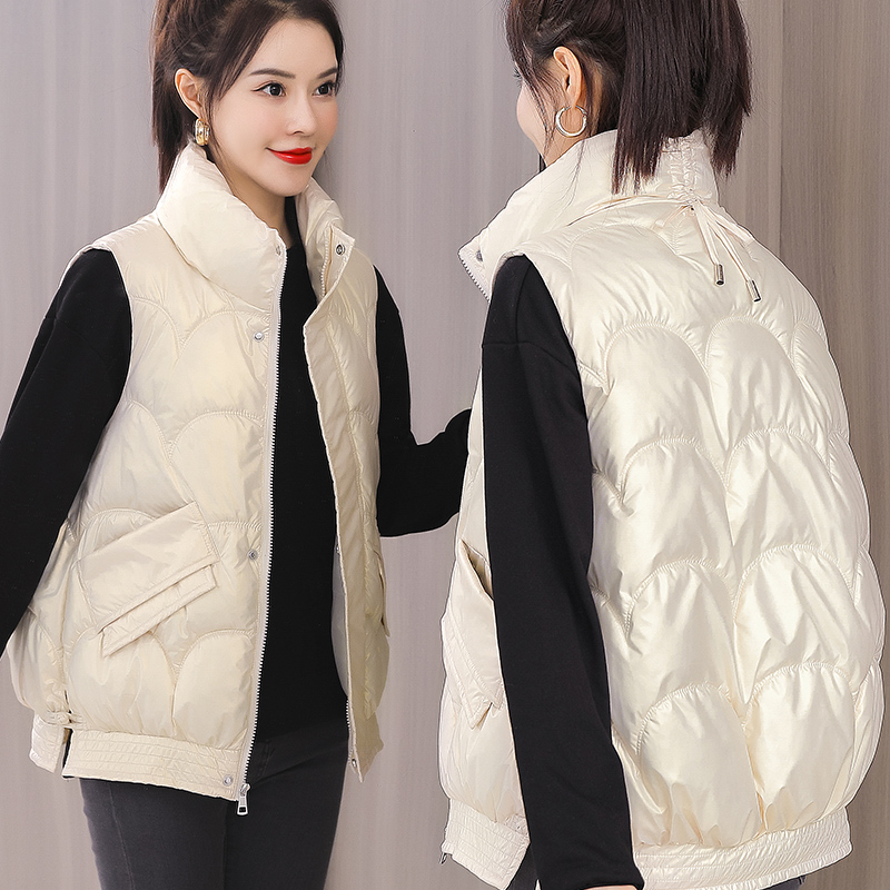 秋冬棉马甲女款外穿洋气时髦短款