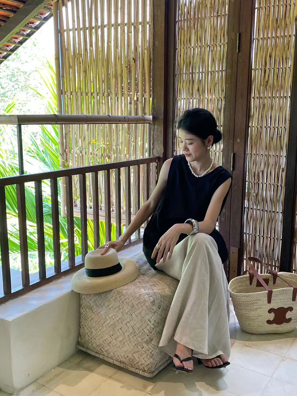 现货十三行亚麻小衫宽松百搭上衣