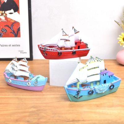 树脂帆船模型地中海青岛