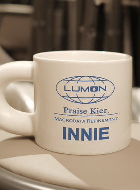 美剧人生切割术周边同款OUTIE INNIE马克杯陶瓷咖啡杯牛奶胖胖杯