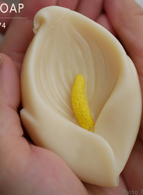 PPSOAP原创点心模具 食品级硅胶模 手工皂模 花朵烘焙模 FL074