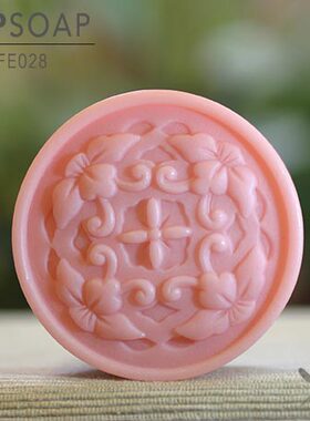 PPSOAP原创矽胶模具收纳圆形饼干模 食品级硅胶模 手工皂模FE028