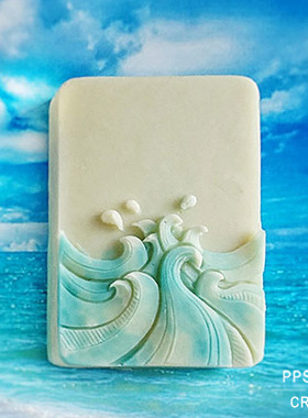 PPSOAP原创蒸糕模具 食品级硅胶模 手工皂模 巧克力烘焙模 CR032