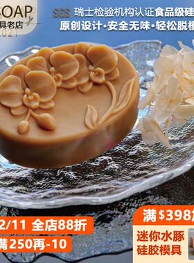 PPSOAP原创点心模具 食品级硅胶模 手工皂模 巧克力烘焙模  FL021