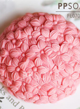 PPSOAP原创点心模具 食品级硅胶模 手工皂模 巧克力烘焙模 FL070