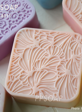 PPSOAP原创设计模具 食品级烘焙硅胶模手工皂模具  一模两穴LA011