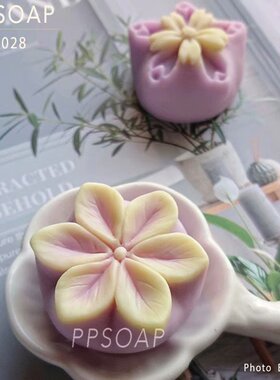 硅胶模食品级 和果子模 花模 蜡烛模 PPSOAP原创设计 CA028