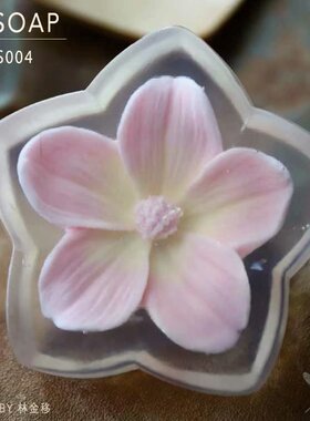 PPSOAP原创设计手工皂模具 食品级硅胶模皂中皂 CS004  櫻花