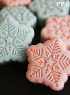 PPSOAP原创矽胶模食品级硅胶模具手工皂模具圣诞节日烘焙模 FE060