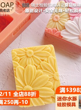 PPSOAP设计食品级硅胶模 手工皂模具 造型蜡烛香薰扩香石 LA071