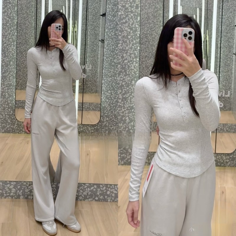 原厂面料hoId tight亨利衫女莫代尔面料长袖外穿内搭打底衫显瘦,女装/女士精品,POLO衫,淘宝优惠券,粉丝福利购,淘宝优惠卷