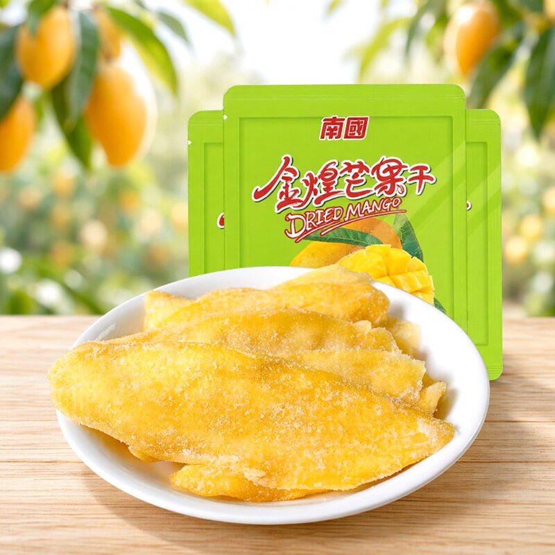 南国金煌芒果干116g*3袋装海南特产食品鲜嫩芒果肉干芒果片果铺