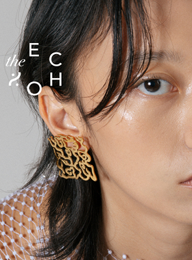 「火云」金火焰耳环礼物中国风老外新中式穿搭个性theECHO唤应