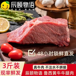 辰颐物语原切鲜黄牛肉去骨牛肋排条新鲜牛腩牛吊龙牛里脊牛腱子肉