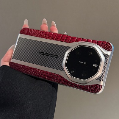 奢华新款适用80rs非凡大师手机壳皮质鳄鱼纹70rs高级感80pro时尚60rs男女款70pro防摔保护套