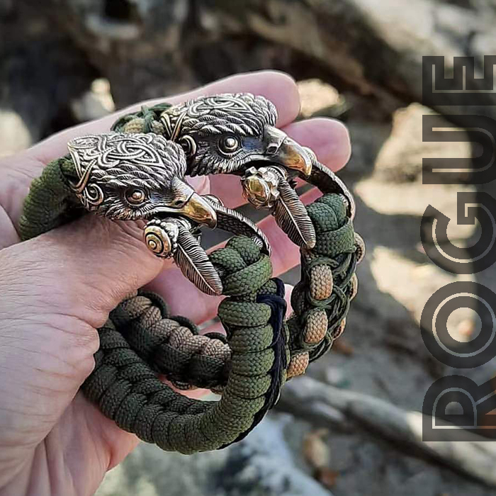 rogue 伞绳手工编织ins小众 雄鹰edc求生手绳男女diy手链秒小狮子