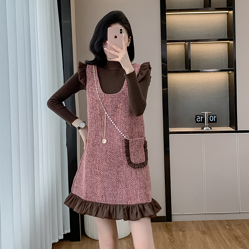 小香风富家千金感套装裙两件套女气质高级感秋季穿搭一整套背心裙