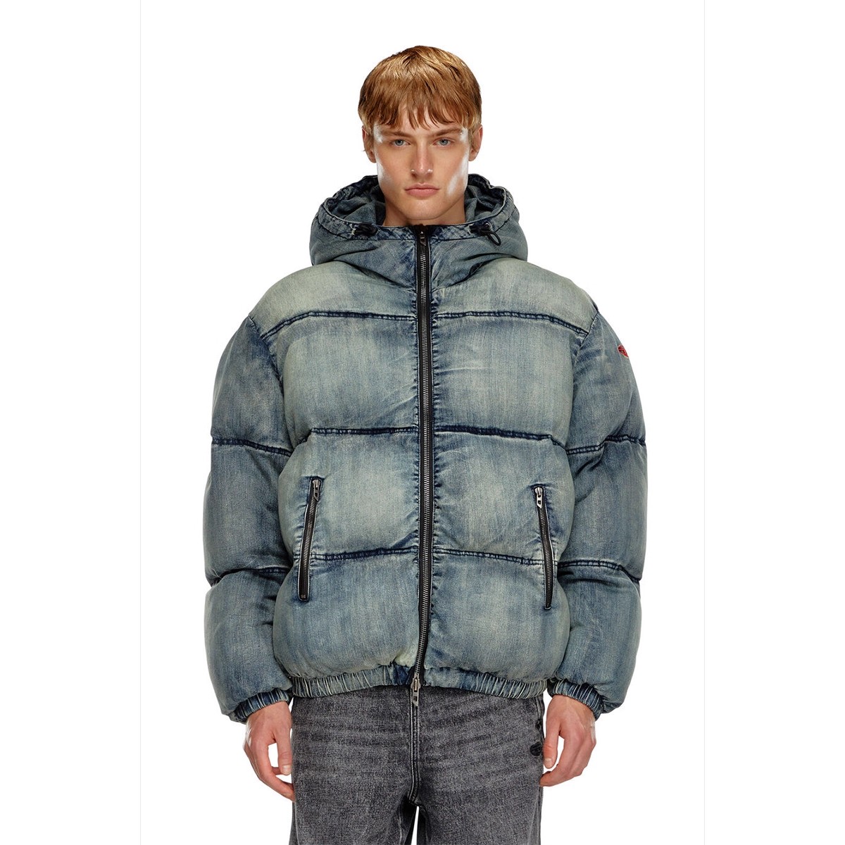 街头潮牌男装牛仔棉服夹克棉衣