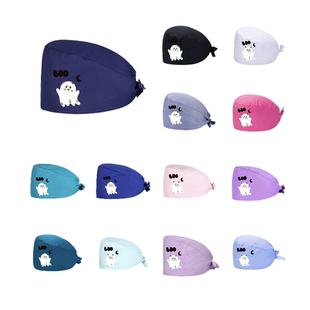 卡通印花手术帽男女医生护士帽手术室专用工作帽