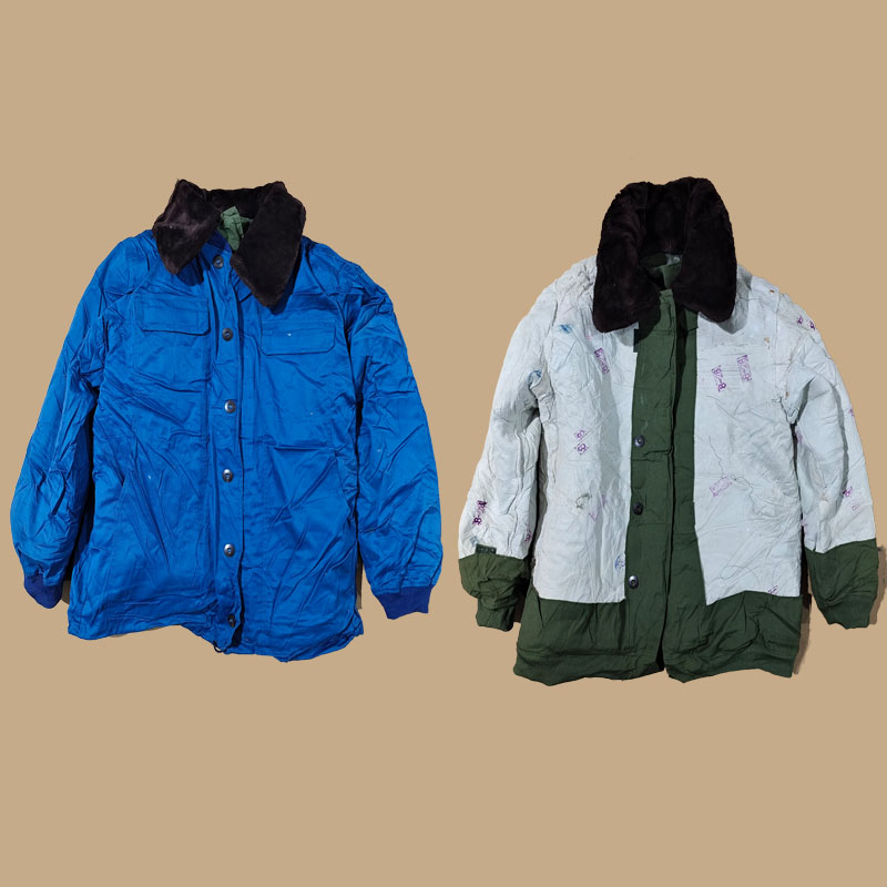 地勤皮棉服男士冬季加厚防寒