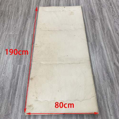 老式库存交旧白色热熔床垫宿舍单人床软垫子家用薄款床褥子可折叠